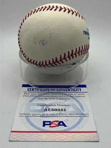 טוני פרז סינסינטי אדומים חתומים על חתימה רשמית MLB בייסבול PSA DNA *81 - כדורי בייסבול עם חתימה