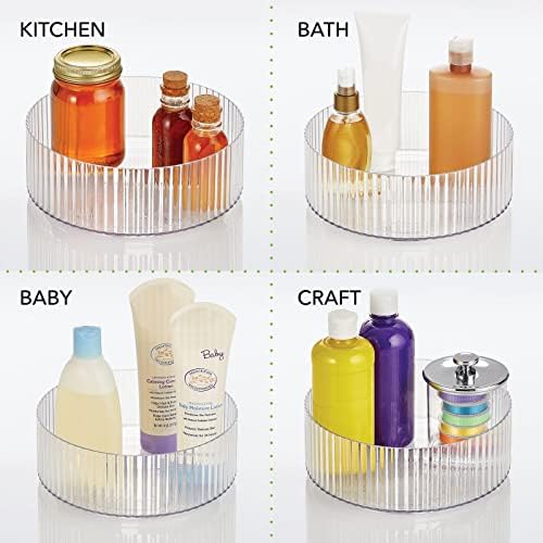 עיצוב פלסטיק עמוק אמבטיה סל עם ידיות 9 עגול מחורצים עצלן סוזן פטיפון פלסטיק ספינר קומבו סט עבור ארגון