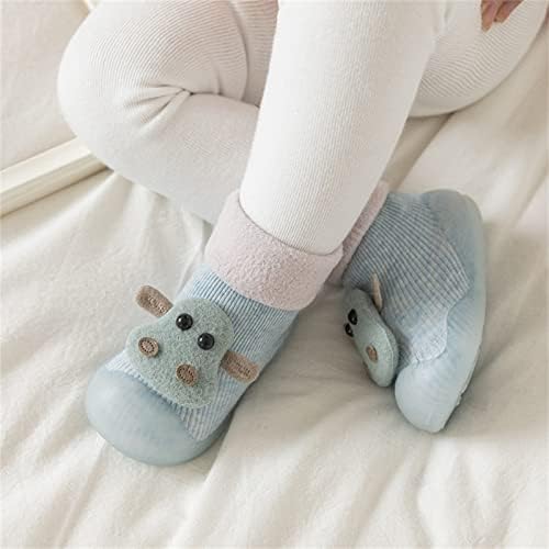 פעוטות ילדים תינוקות שזה עתה נולדו נעלי בנות נעליים בהליכונים ראשונים מעבים חיות קריקטורה חמודות חמודות