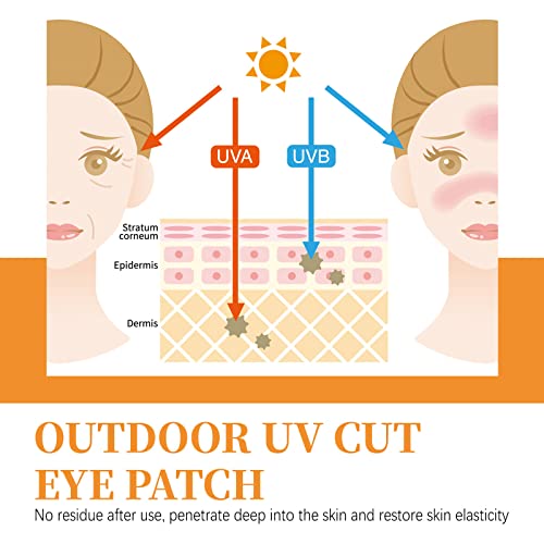 Fulvtuy eelhoe חיצוני הגנה על השמש טלאי עיניים, פעילויות חיצוניות להפחתת נמשים, מזינים ולחות טלאי עיניים