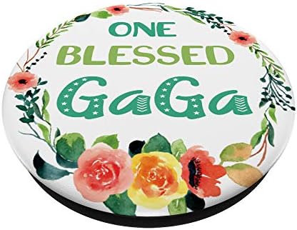 אחד מבורך גאגא סבתא או אמא פרחרית זר פרחים פופגריפ: אחיזה ניתנת להחלפה לטלפונים וטבליות