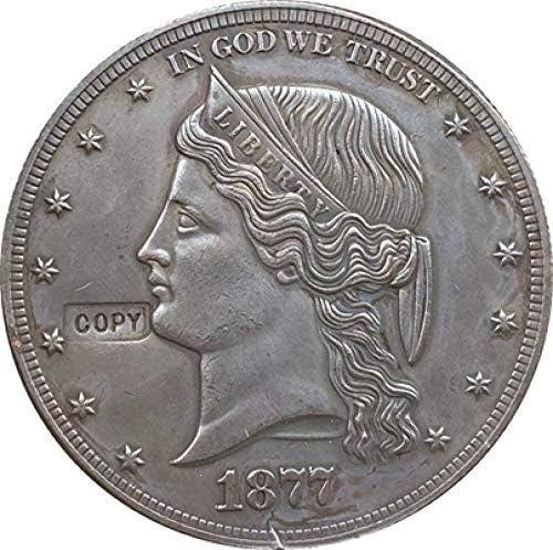 1877 ארצות הברית מטבעות $ 1 דולר להעתקה של קישוטי קישוטי עותק מתנות