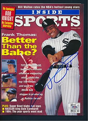 פרנק תומאס חתם על חתימה של מגזין פ. ס. א. / די. אן. איי. אל88931-מגזינים עם חתימה של ליגת הבייסבול