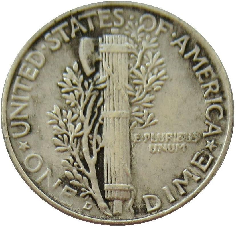 ארהב 10 סנט 1919 מטבע זיכרון מצופה כסף מצופה כסף