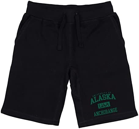 W אוניברסיטת הרפובליקה של אלסקה אנקורג 'Seawolves Seal College College Shortstring מכנסיים קצרים