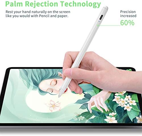 2022 12.9 אינץ 'iPad Pro 5/4/3 עפרון חרט, קצה דחיית דקלים 1.5 ממ קצה עט עט תואם לעיפרון אפל לשנים 2018-2022