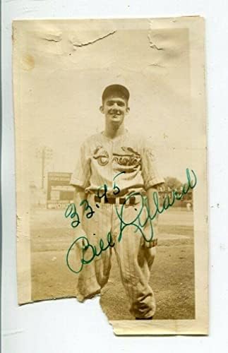ביל לילארד חתום תמונה 3x5 חתימה משנת 1939 Baltimore Orioles 75879 - תמונות MLB עם חתימה