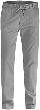 מכנסי טרנינג של ימוסרה מכנסי טרנינג מכנסיים מזדמנים רופפים מותניים אלסטיות גדולות כותנה רב תכליתית מכנסי