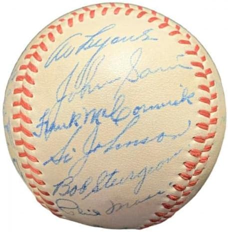 1948 בוסטון ברייבס חתמה על בייסבול אונל כדור NL אלופות בילי סאות'וורת 'PSA/DNA - חתימות בייסבול