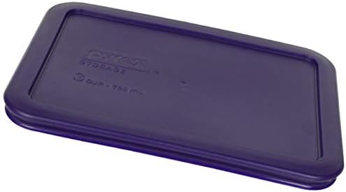 פיירקס 7210-מחשב 3-כוס סגול פלסטיק מזון אחסון מכסה, תוצרת ארה ב-6 מארז