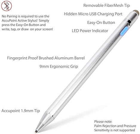 עט חרט בוקס גלוס תואם ל- Garmin Edge Explore 2 - Stylus Active Actipoint, Stylus אלקטרוני עם קצה עדין