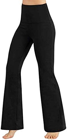 מכנסי יוגה לנשים של רייב פלוס טלאים לבנים שחורים בגודל שחור נמתחים גבירות ספורט בגדיות פעמון חותלות