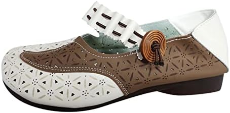 נעליים שטוחות לנשים אופנת נשים נושמות נעליים עקבים שמנמנים סנדלים מזדמנים