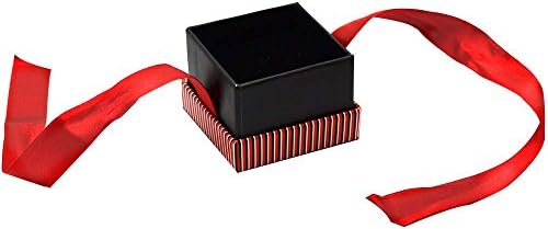 אבני חן המוצגות בתצוגה שחור ואדום עגיל תכשיטים/תליון קופסאות אריזה ~ חבילה של 40