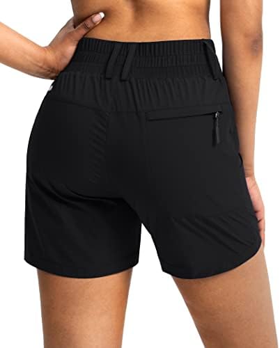Viodia לנשים 5 אינץ 'מכנסיים קצרים גולף עם כיסים מותניים גבוהים נמתחים מכנסיים קצרים קצרים לנשים קיץ