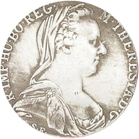 תחילת 1780 אוסטרו-הונגריאן דולר דולר דולר המאה ה -18 1 טיילור אוסטרו-הונגריאן כסף סילבר דולר דולר אוסף