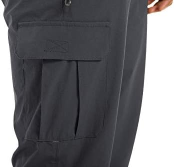 מכנסי מטען לגברים מגניביט עם 5 כיסים 3/4 מתחת למכנסיים קצרים של טיולי הברך.