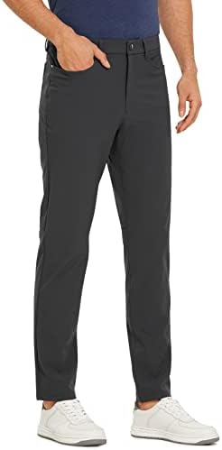 מכנסי גולף של CRZ יוגה כל היום נוחות של מכנסי גולף עם 5 כיס-30 /32 מהיר יבש משקל קז'ן מכנסיים מכנסיים