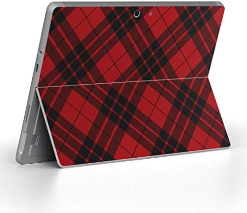 כיסוי מדבקות Igsticker עבור Microsoft Surface Go/Go 2 אולטרה דק מגן מדבקת גוף עורות 000882 בדוק אדום