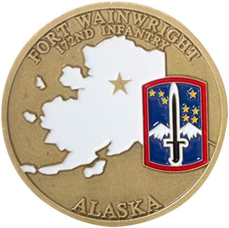 צבא ארצות הברית Fort Wainwright 172 מטבע אתגר הרגלים