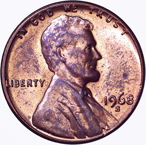 1968 סנט לינקולן סנט זיכרון 1C על לא מחולק