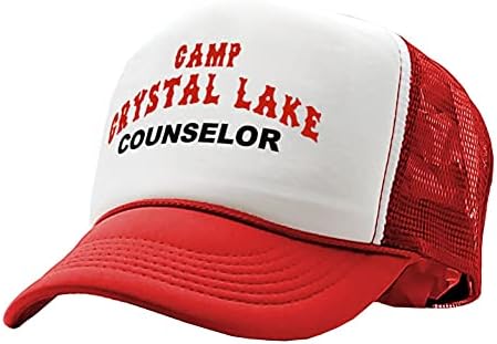 נוקם כובע החברה - מחנה קריסטל אגם יועץ-ליל כל הקדושים-בציר רטרו סגנון נהג משאית כובע כובע