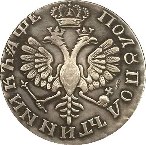 1705 פיטר I רוסיה מטבעות העתק 29 ממ סוג 1 לעיצוב משרדים בחדר הבית