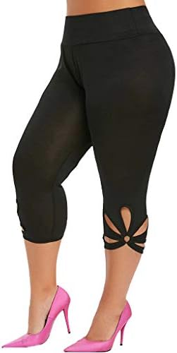 מכנסי שמלת יוגה yalfjv עם כיסים לנשים נשים מכנסי מכנסיים מודפסים חג הפסחא חותלות מכנסי יוגה ברגליים