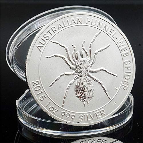מטבעות בעלי חיים ספוט אוסטרליה אוסטרליה עכביש מטבעות זיכרון מצופות כסף מכשירים קריפטו